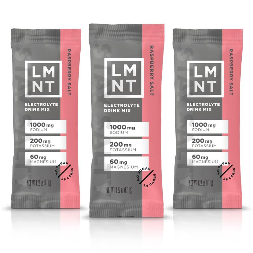 LMNT Zero Sugar Electrolytes, Raspberry Salt
